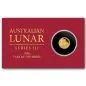 Preview: 0,5 Gramm Goldmünze Australien 2026 Polierte Platte im Blister, Lunar Serie 3 Motiv Pferd aus 999,9 Feingold, geprägt von der Perth Mint.