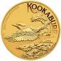 Preview: /10 Unze Goldmünze Australien 2026 Kookaburra aus 999,9er Gold, Motiv mit australischem Eisvogel, Wertseite mit Porträt von König Charles III.