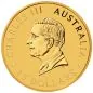 Preview: /10 Unze Goldmünze Australien 2026 Kookaburra aus 999,9er Gold, Motiv mit australischem Eisvogel, Wertseite mit Porträt von König Charles III.