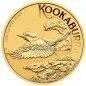 Preview: 1 Unze Silbermünze Australien 2026 Kookaburra mit partieller Vergoldung im Blister, Privy Mark zur Perth Stamp and Coin Show, geprägt in 999,9er Feinsilber