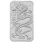 Preview: 1 Unze Silber Münzbarren Australien 2026 - Dragon Rectangle