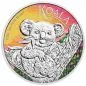 Preview: 1 Unze Silbermünze Australien 2026 Blister in Farbe - Koala | Brisbane Money Expo ANDA Special