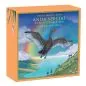 Preview: 1 Unze Silbermünze Australien 2026 „Australian Silver Swan“ der Perth Mint in farbiger Ausführung. Das Motiv zeigt einen schwarzen Schwan im Flug über einem See und einer Landschaft mit Regenbogen und Wolken.
