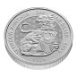 Preview: Britische 2 Unzen Silbermünze aus dem Jahr 2026 aus der Royal Tudor Beasts Bullion Collection. Die Motivseite zeigt den Seymour Panther mit einem Schild mit den Seymour Flügeln. Die Münze besteht aus 999,9/1000 Feinsilber.