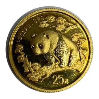1/4 Unze Goldmünze China 1997 - Panda