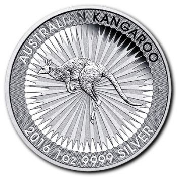 1 Unze Silbermünze Australien 2016 - Känguru