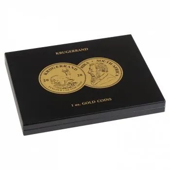 LEUCHTTURM Münzkassette für 30 Südafrika Krügerrand Goldmünzen in Kapseln