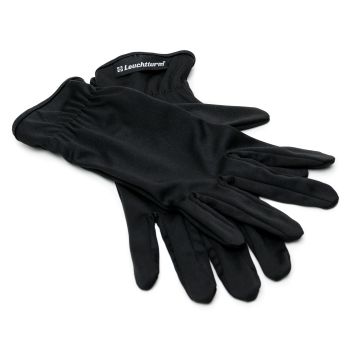 LEUCHTTURM Münzhandschuhe aus Mikrofaser in Schwarz