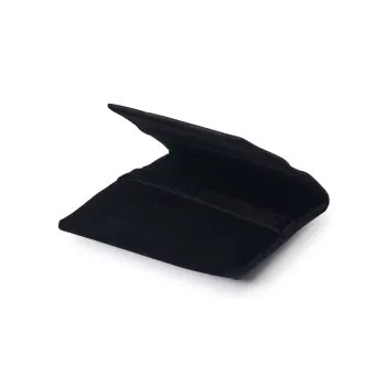 LEUCHTTURM Premium Münztasche für eine Münze mit oder ohne Kapsel bis 50 mm | Farbe: Schwarz
