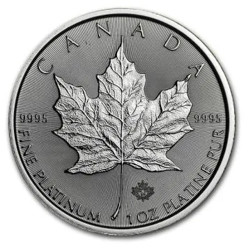 Unser Ankaufspreis für 1 Unze Platinmünze Kanada - Maple Leaf