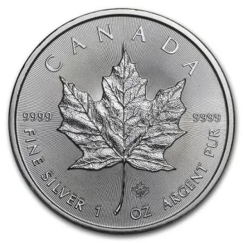 Unser Ankaufspreis für 1 Unze Silbermünze Kanada - Maple Leaf