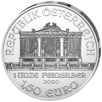 Unser Ankaufspreis für 1 Unze Silbermünze Österreich - Wiener Philharmoniker