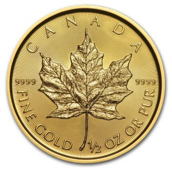 Unser Ankaufspreis für 1/2 Unze Goldmünze Kanada - Maple Leaf