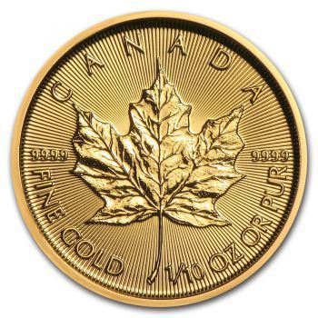 Unser Ankaufspreis für 1/10 Unze Goldmünze Kanada - Maple Leaf