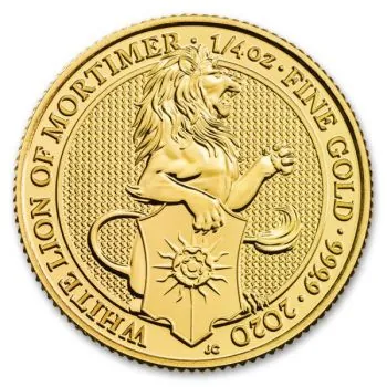Unser Ankaufspreis für 1/4 Unze Goldmünze Großbritannien - The Queen's Beasts Serie