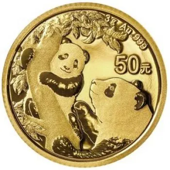 Unser Ankaufspreis für 3 Gramm Goldmünze China - Panda
