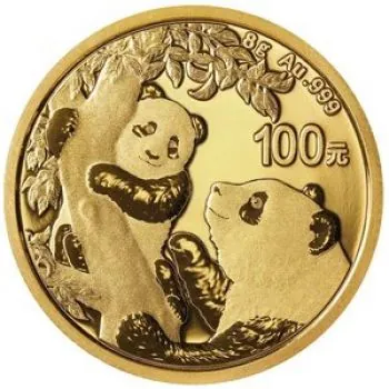 Unser Ankaufspreis für 8 Gramm Goldmünze China - Panda