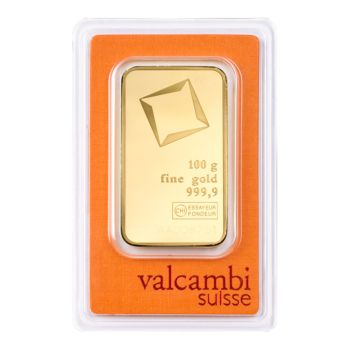 100 Gramm Goldbarren Valcambi