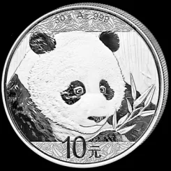 30 Gramm Silbermünze China 2018 - Panda