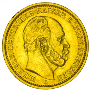 Preußen - Wilhelm I. - 10 Mark Goldmünze