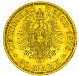 Preußen - Wilhelm I. - 20 Mark Goldmünze
