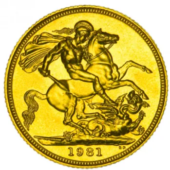 Großbritannien 1 Pfund Sovereign Goldmünze