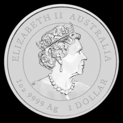 1 Unze Silbermünze Australien 2020 - Lunar Serie 3 - Motiv: MAUS