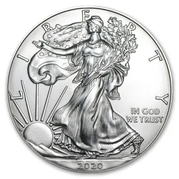 1 Unze Silbermünze USA 2020 - American Eagle