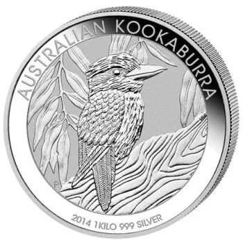 1 Kilo Silbermünze Australien 2014 - Kookaburra