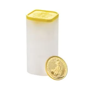 1/4 Unze Goldmünze Großbritannien 2024 - Britannia | Motiv: König Charles ( Charles III. )