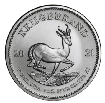 1 Unze Silbermünze Südafrika 2021 - Krügerrand