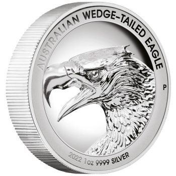 1 Unze Silbermünze Australien 2022 - Keilschwanzadler (Wedge-Tailed Eagle) | 10. Ausgabe in Proof (PP) und High Relief