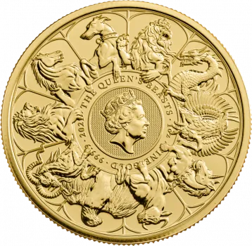 1 Unze Goldmünze Großbritannien 2021 - The Queen's Beasts Collection | Completer Coin