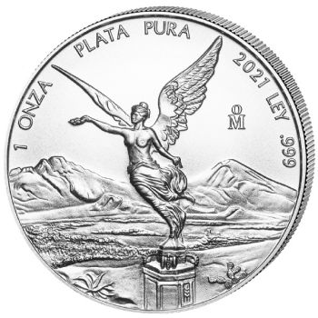 1 Unze Silbermünze Mexiko 2021 - Libertad | Siegesgöttin
