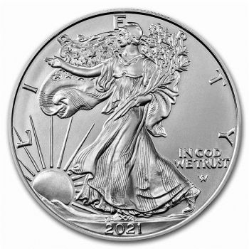 1 Unze Silbermünze USA 2021 - American Eagle - Type 2