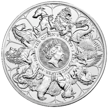 1 Kilo Silbermünze Großbritannien 2021 - The Queen's Beasts Collection | Completer Coin