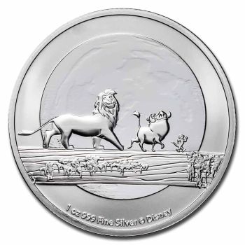 1 Unze Silbermünze Niue 2021 | Disney `s Der König der Löwen - Motiv: Hakuna Matata