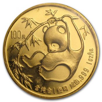 1 Unze Goldmünze China 1985 - Panda