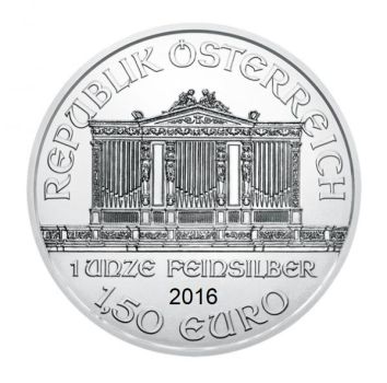 1 Unze Silbermünze Österreich 2016 - Wiener Philharmoniker