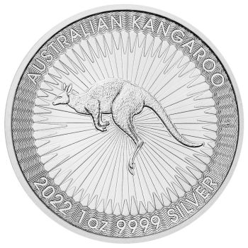 1 Unze Silbermünze Australien 2022 - Känguru