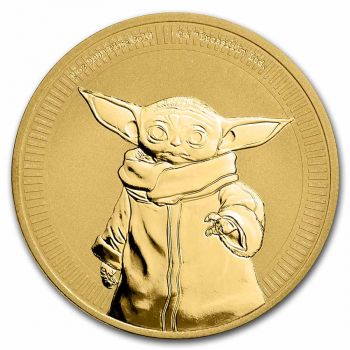 1 Unze Goldmünze Niue 2021 | Star Wars ™ - The Mandalorian ™ - Baby Yoda