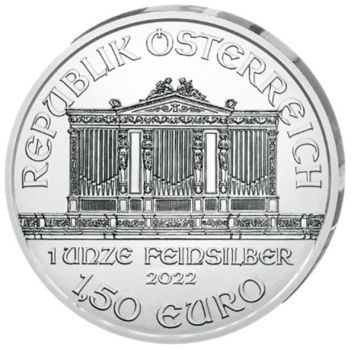 1 Unze Silbermünze Österreich 2022 - Wiener Philharmoniker