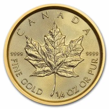 1/4 Unze Goldmünze Kanada 2022 - Maple Leaf