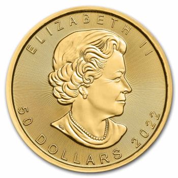 1 Unze Goldmünze Kanada 2022 - Maple Leaf