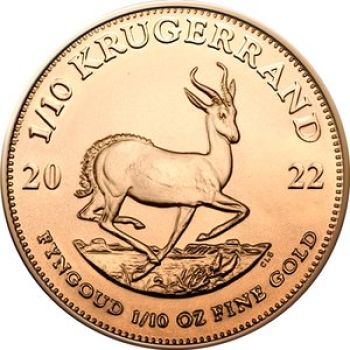 1/10 Unze Goldmünze Südafrika 2022 - Krügerrand
