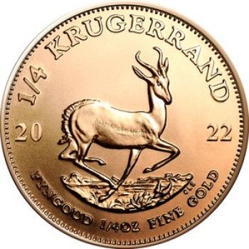 1/4 Unze Goldmünze Südafrika 2022 - Krügerrand