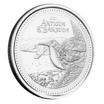 1 Unze Silbermünze Antigua und Barbuda 2021 | Eastern Caribbean EC8 - Motiv:  Frigate Bird