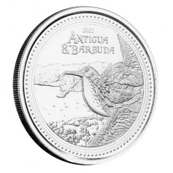 1 Unze Silbermünze Antigua und Barbuda 2021 | Eastern Caribbean EC8 - Motiv: Frigate Bird