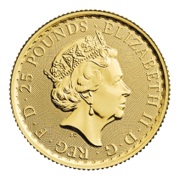 1/4 Unze Goldmünze Großbritannien 2022 - Britannia