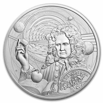1 Unze Silbermünze Niue 2022 | Icons of Inspiration - Motiv: Isaac Newton